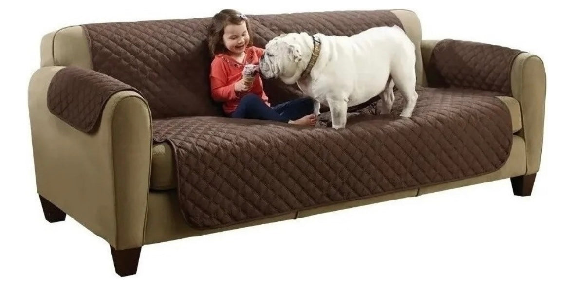 Forro Protector Cubre Sofa Mascotas Perros Y Gatos 3 Puesto Forro Protector Cubre Sofa Mascotas Perros Y Gatos 3 Puesto